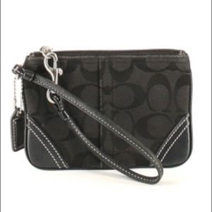 Coach Hampton Signature Collection Wristlet
